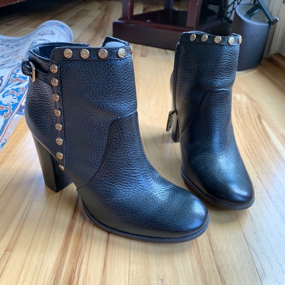 Black Tory Burch Booties